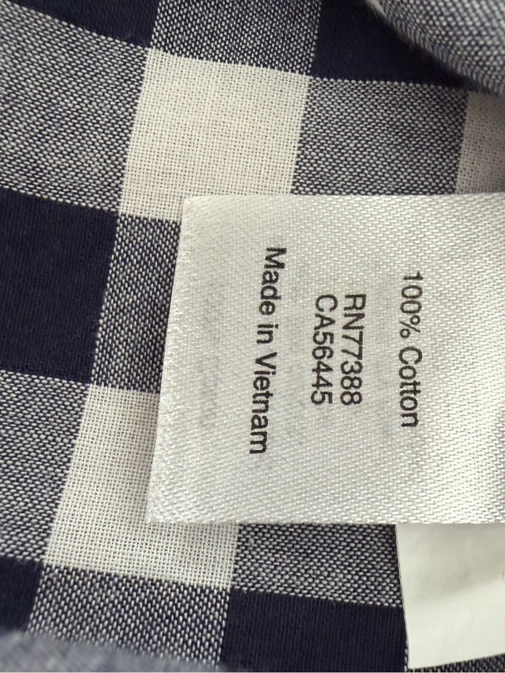 J. Crew Navy and White Gingham Sleeveless Top w/ Ruffle Sz 2 Preppy Cottagecore - Picture 10 of 10